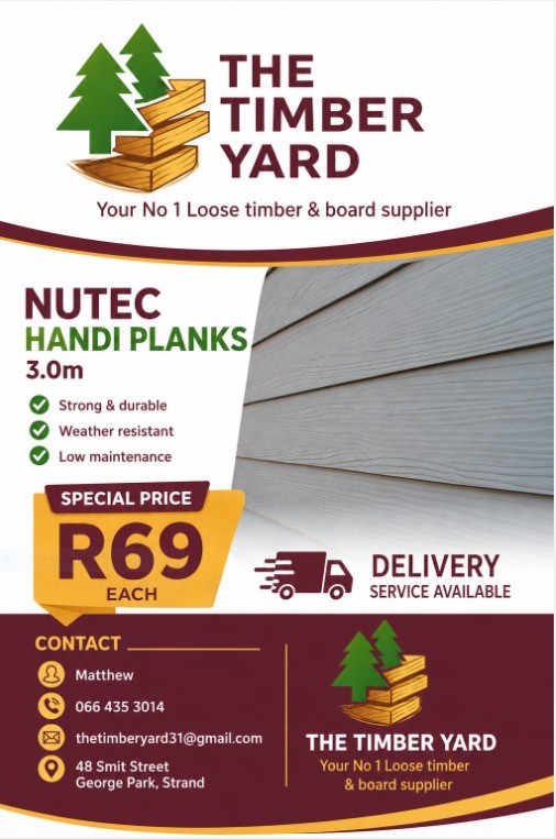 The Timber Yard Specials Flyer